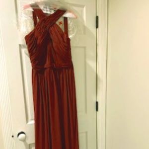 Watters Maroon Bridesmaid Dress